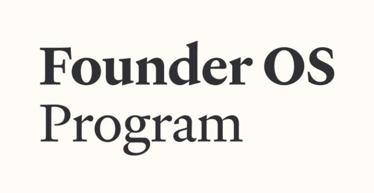 Founder OS Program 1