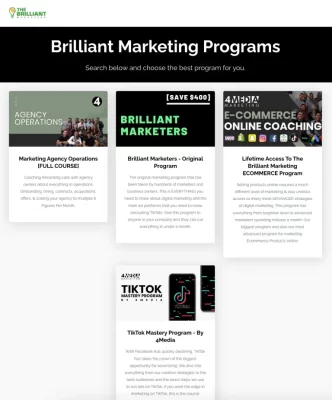 Brilliant Marketers TikTok Mastery Program 332x400 1