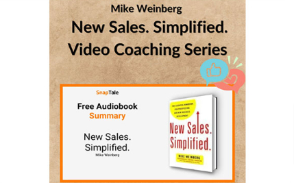 Mike Weinberg New Sales Simplified Video Coaching Series Giga Courses