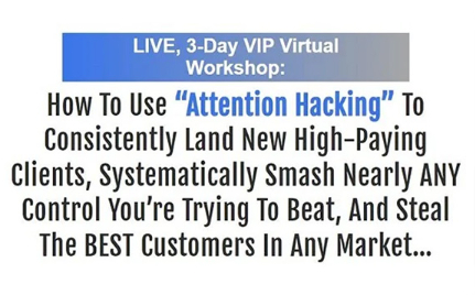 Stefan George 3 Day Attention Hacking VIP Workshop Updated Giga Courses 1