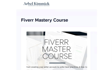 Arbel Kimmick Fiverr Mastery Course Giga Courses 10 23 2024 04 53 PM 1